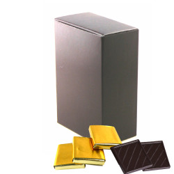 Mini Coffret Carrés Chocolat Noir