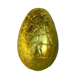 Oeufs Chocolat Lait sous Alu Or