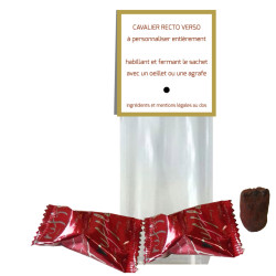Sachet Cavalier Truffes Chocolat Eclats Caramel