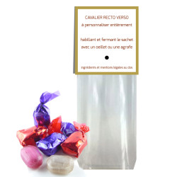 Sachet Cavalier Bonbons Fruits Rouges