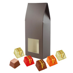 Petit Etui Carrés Chocolat Praliné