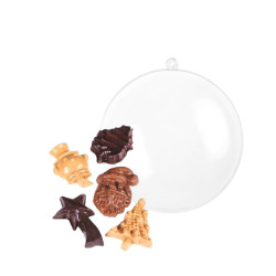 Boule de Noël Friture Noël 3 Chocolats