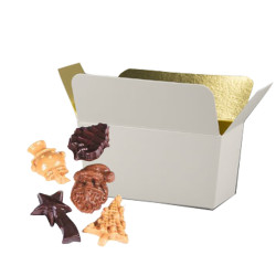 Ballotin Moyen Assortiment Friture Noël 3 Chocolats